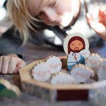 Load image into Gallery viewer, SHINING LIGHT - Jesus the Good Shepherd Wooden Playset