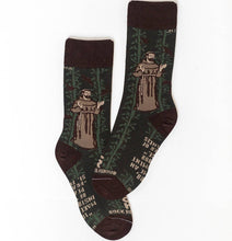 Load image into Gallery viewer, St. Francis of Assisi Adult Socks: Regular