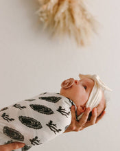 Load image into Gallery viewer, Catholic Muslin Swaddle Baby Blanket: NEW Saint Francis