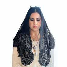 Load image into Gallery viewer, Veil ~ Lady of Grace - BLACK