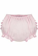 Load image into Gallery viewer, Baby Girls Ruffle Diaper Covers - Pink Bloomers: Pink / 9M