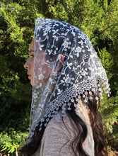 Load image into Gallery viewer, Cherry Blossom Church Veil - GRAY 48″ x 13″