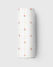 Load image into Gallery viewer, Catholic Muslin Swaddle Baby Blanket: NEW Saint Francis