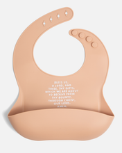 Load image into Gallery viewer, Meal Blessing Silicone Bib: Ube Purple