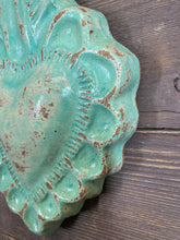 Load image into Gallery viewer, Turquoise Clay Heart Cross-Handmade-7.5x13 inch