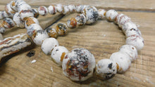 Load image into Gallery viewer, Trinity Clay Rosary-Beads-Handmade-26-28 -Shabby White