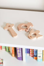 Load image into Gallery viewer, Christian Wooden Baby Teethers - Set of 3