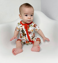 Load image into Gallery viewer, St.Isadore shortie zip: 3-6M