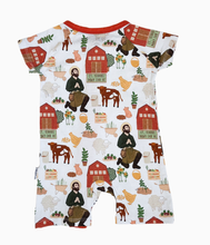 Load image into Gallery viewer, St.Isadore shortie zip: 3-6M