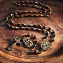 Load image into Gallery viewer, Vintage Rosary - St Michael