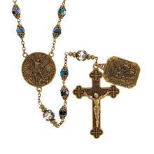 Load image into Gallery viewer, Vintage Rosary - St Michael