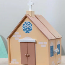 Load image into Gallery viewer, Wooden Catholic Church Playset