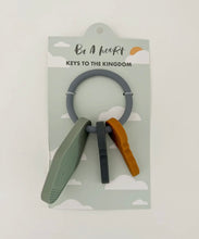 Load image into Gallery viewer, Keys to the Kingdom Silicone Teethers