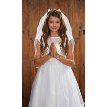 Load image into Gallery viewer, Crystal Tiara First Communion Veil