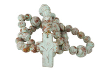 Load image into Gallery viewer, Hope Clay Rosary-Beads-Gorgeous-6 Sizes-Handmade-Turquoise: #2-21 inches Long