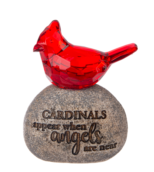 Cardinal Message Stone * CARDINALS appear when ANGELS are near