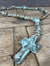 Load image into Gallery viewer, Trinity Large Clay Rosary-Beads-31-35 inch-Large-Turquoise