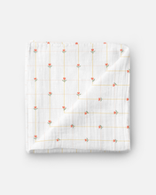 Load image into Gallery viewer, Catholic Muslin Swaddle Baby Blanket: NEW Saint Therese of Lisieux