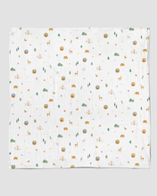 Load image into Gallery viewer, Catholic Muslin Swaddle Baby Blanket: NEW Saint Francis