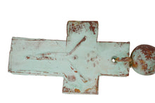 Load image into Gallery viewer, Hope Clay Rosary-Beads-Gorgeous-6 Sizes-Handmade-Turquoise: #2-21 inches Long