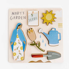 Load image into Gallery viewer, Wooden Puzzle - Mary's Garden