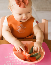 Load image into Gallery viewer, Meal Blessing Silicone Placemat: Cornflower Blue