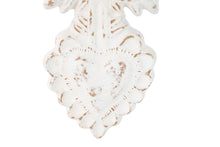 Load image into Gallery viewer, Corpus Clay Heart with Cross-7.5x13 in-Handmade-White