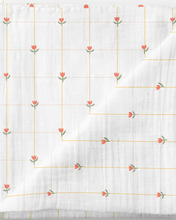 Load image into Gallery viewer, Catholic Muslin Swaddle Baby Blanket: NEW Saint Therese of Lisieux