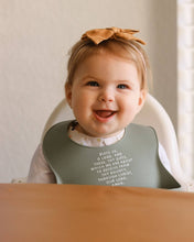 Load image into Gallery viewer, Meal Blessing Silicone Bib: Ube Purple
