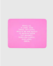 Load image into Gallery viewer, Meal Blessing Silicone Placemat: Cornflower Blue