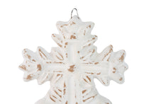 Load image into Gallery viewer, Corpus Clay Heart with Cross-7.5x13 in-Handmade-White
