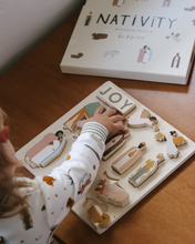 Load image into Gallery viewer, Nativity Wooden Puzzle