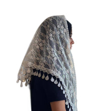 Load image into Gallery viewer, Veil ~ St. Kateri - WHITE IRIDESCENCE