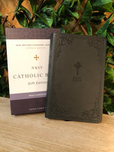 Load image into Gallery viewer, NRSV, Catholic Bible, Gift Edition, Leather-soft, Black