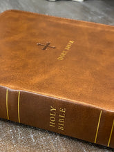 Load image into Gallery viewer, NRSV, Catholic Bible, Standard Large Print, Leathersoft, Brown, Comfort Print: Holy Bible