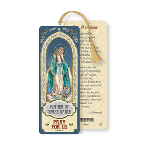 Our Lady of Grace Laminated Bookmark with Tassel