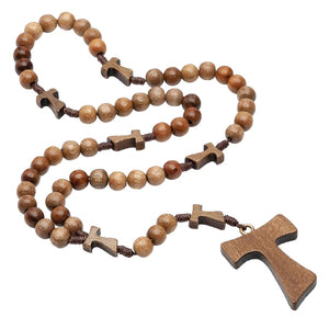 Franciscan Wood Rosary