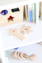 Load image into Gallery viewer, Christian Wooden Baby Teethers - Set of 3
