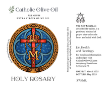 Load image into Gallery viewer, CATHOLIC OLIVE OIL * Holy Rosary Extra Virgin Olive Oil: Holy Rosary Extra Virgin Olive Oil 60 ml

