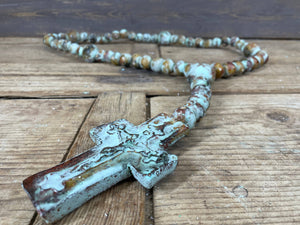 Trinity Large Clay Rosary-Beads-31-35 inch-Large-Turquoise