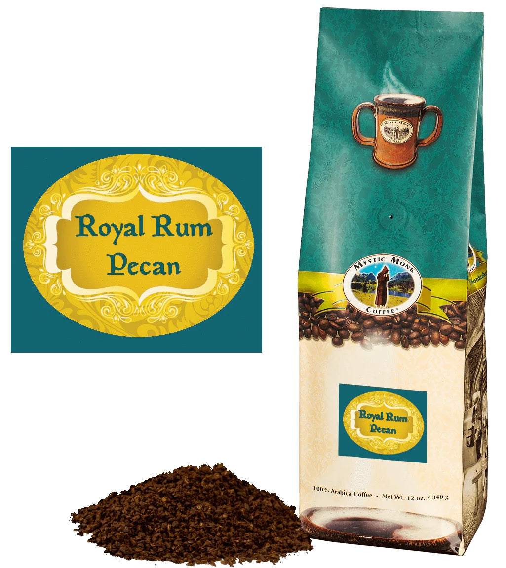 Mystic Monk Coffee ☕️  Royal Rum Pecan - Ground