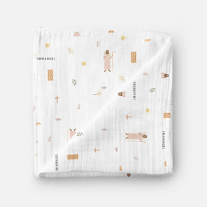 Jesus - Catholic Muslin Swaddle Baby Blanket