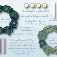 Load image into Gallery viewer, Shining Light Christmas Advent Wreath Set
