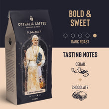 Load image into Gallery viewer, Catholic Coffee ☕️ St. John II Peruvian Dark Ground Roast
