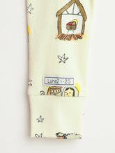 Load image into Gallery viewer, Away in a Manger PJ Footless Onesie Cotton: 00-03M
