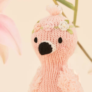 Tiny Penelope the flamingo, gives 10 meals