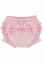 Load image into Gallery viewer, Baby Girls Ruffle Diaper Covers - Pink Bloomers: Pink / 3M
