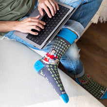 Load image into Gallery viewer, St. Carlo Acutis Coding Adult Socks
