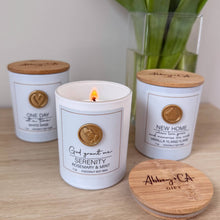 Load image into Gallery viewer, Scentspirations Candles: With God - Frankincense &amp; Vanilla Monk Fruit
