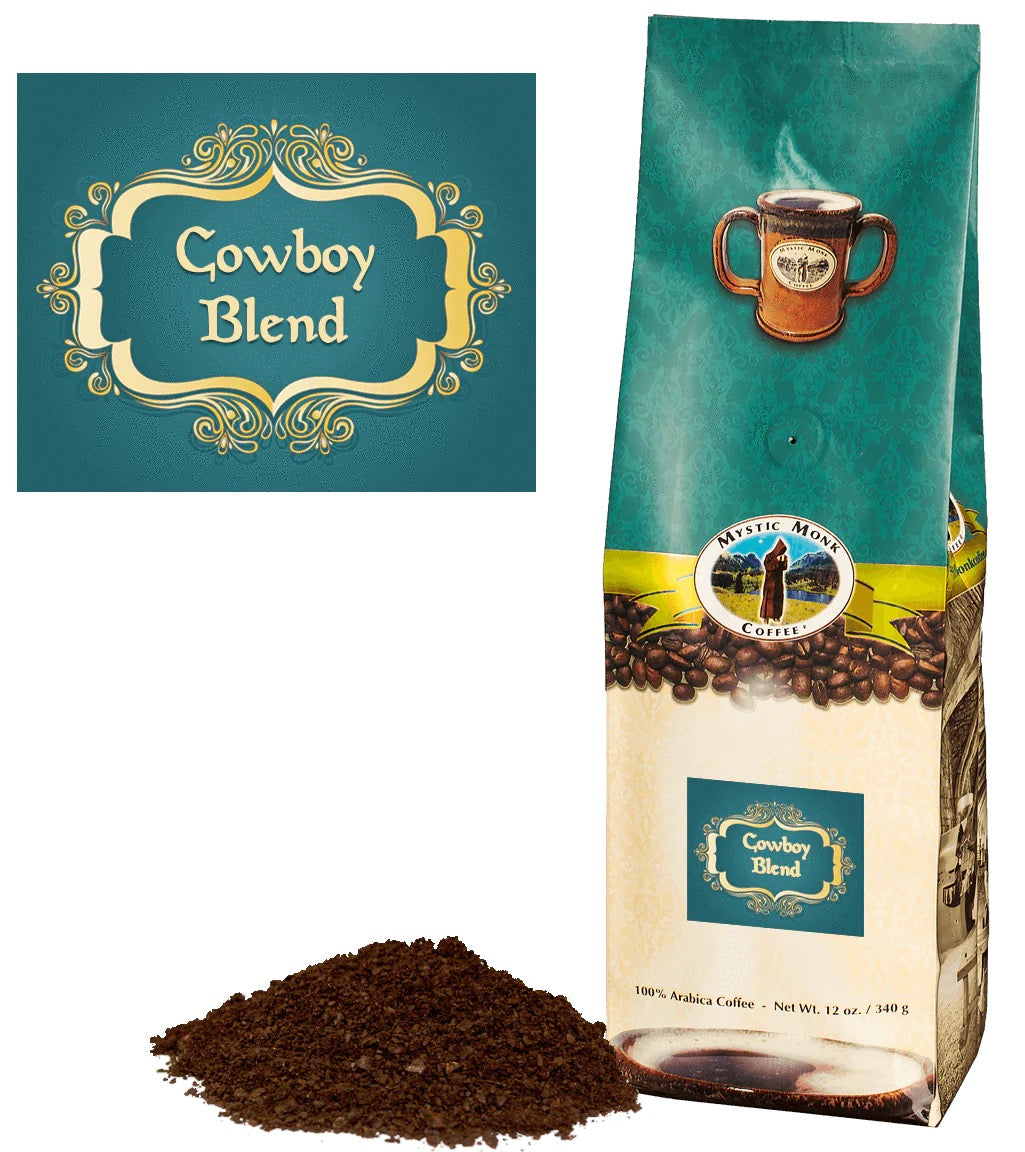 Mystic Monk Coffee ☕️ Cowboy Blend - Ground